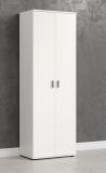 Mehrzweckschrank Purio in wei�, Besen- und Staubsaugerschrank 60 x 176 cm