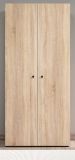 Kleiderschrank Purio in Sonoma Eiche hell Dreht�renschrank 2-t�rig 81 x 176 cm