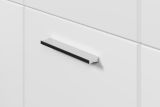 Badm�bel Set 2-teilig Bianco in wei� Hochglanz Badkombination 60 x 192 cm