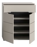 Flurkommode Cooper in Kaschmir Schuhschrank 80 x 94 cm, Soft-Close