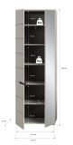 Garderobenschrank Cooper in Kaschmir 65 x 190 cm variable Inneneinteilung, Soft-Close