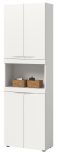 Badezimmer Hochschrank Gusto in wei� matt Badschrank 60 x 194 cm