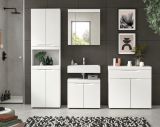Badezimmer Kommode Gusto in wei� matt Badschrank 75 x 82 cm