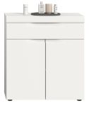 Badezimmer Kommode Gusto in wei� matt Badschrank 75 x 82 cm