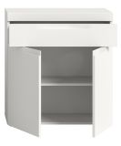 Badezimmer Kommode Gusto in wei� matt Badschrank 75 x 82 cm
