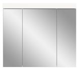 Badezimmer Spiegelschrank Gusto in wei� matt Badschrank 3-t�rig 80 x 70 cm