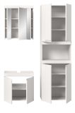 Badm�bel Set 3-teilig Gusto in wei� matt Badkombination 135 x 194 cm