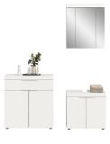Badm�bel Set 3-teilig Gusto in wei� matt Badkombination 150 x 194 cm