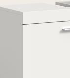 Waschbeckenunterschrank Adam in Wei� 65 x 63 cm mit 2 Vollauszug-Schubladen