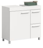 Waschbeckenunterschrank Adam in Wei� 65 x 63 cm mit 2 Vollauszug-Schubladen