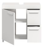 Waschbeckenunterschrank Adam in Wei� 65 x 63 cm mit 2 Vollauszug-Schubladen