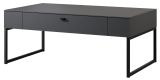Couchtisch Nuvola in grau und Eiche Evoke, Wohnzimmertisch 110 x 45 cm