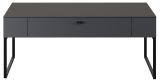 Couchtisch Nuvola in grau und Eiche Evoke, Wohnzimmertisch 110 x 45 cm