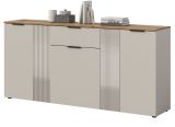 Sideboard Skid in Kaschmir Sand und Evoke Eiche Kommode 181 x 86 cm