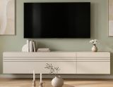 TV-Lowboard Nexus in Kaschmir TV Unterteil h�ngend / stehend 135 cm, Soft-Close