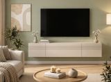 TV-Lowboard Nexus in Kaschmir TV Unterteil h�ngend / stehend 180 cm, Soft-Close