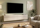 TV-Lowboard Nexus in Kaschmir TV Unterteil h�ngend / stehend 180 cm, Soft-Close