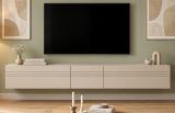 TV-Lowboard Nexus in Kaschmir TV Unterteil h�ngend / stehend 225 cm, Soft-Close