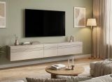 TV-Lowboard Nexus in Kaschmir TV Unterteil h�ngend / stehend 225 cm, Soft-Close