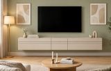 TV-Lowboard Nexus in Kaschmir TV Unterteil h�ngend / stehend 225 cm, Soft-Close