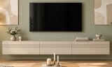 TV-Lowboard Nexus in Kaschmir XL TV Unterteil h�ngend / stehend 270 cm, Soft-Close