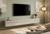 TV-Lowboard Nexus in Kaschmir XL TV Unterteil h�ngend / stehend 270 cm, Soft-Close