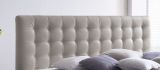 Boxspringbett Isabelle 160 x 200 cm Leder Optik muddy Taschenfederkern Matratze