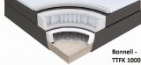 Boxspringbett Isabelle 200 x 200 cm Leder Optik schwarz 7 Zonen Multi Tonnentaschenfederkern Matratze