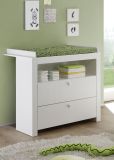 Babyzimmer Wickelkommode Zuzu in wei� Babym�bel Wickeltisch 96 x 111 cm