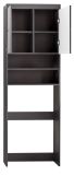 Waschmaschinenschrank Adamo in grau Hochglanz - Waschmaschinen �berbau 63 x 187 cm