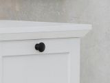 TV-Lowboard Milla in wei� im Landhausstil inklusive Podest 177 x 65 cm Komforth�he