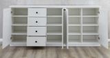 Sideboard Milla in wei�, 195 x 88 cm Kommode im Landhausstil