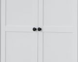 Garderobenschrank Milla in wei� Landhaus Flurgarderobe 81 x 196 cm
