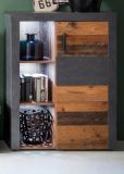 Highboard Foundry in Used Wood Altholz Dekor, Kommode 87 x 118 cm