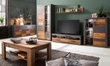 Couchtisch Foundry in Used Wood Altholz Dekor mit Ablage 110 x 65 cm