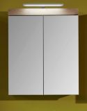 Badezimmer Spiegelschrank Adamo in Asteiche Dekor Badschrank 2-t�rig 60 x 77 cm