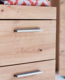 Badezimmer Hochschrank Adamo in Asteiche Badschrank 37 x 190 cm