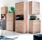 Badezimmer Midischrank Adamo in Asteiche Badschrank 73 x 132 cm