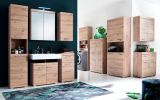 Badezimmer Waschbeckenunterschrank Adamo in Eiche / Asteiche Badschrank 60 x 56 cm