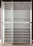 Garderobenschrank Reflect in wei� mit Spiegelt�ren - Schuhschrank 111 x 191 cm
