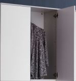 Garderobenschrank mit Spiegel Reflect in wei� mit Spiegelt�ren - XXL Schuhschrank 185 x 191 cm