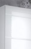 Badezimmer Hochschrank Clarito in wei� Hochglanz 30 x 182 cm