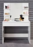 Schminktisch Kalla in wei� 85 x 140 cm mit Schublade und Spiegel