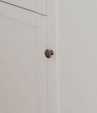 Kommode Vestland in wei� und Artisan Eiche Landhaus 80 x 90 cm
