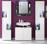 Badezimmer Spiegelschrank Tetis Grafit grau Badm�bel 72 x 70 cm