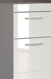 Badezimmer Unterschrank Adamo wei� Hochglanz Badschrank 37 x 79 cm
