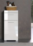 Badezimmer Unterschrank Adamo wei� Hochglanz Badschrank 37 x 79 cm