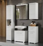 Badezimmer Unterschrank Adamo wei� Hochglanz Badschrank 37 x 79 cm
