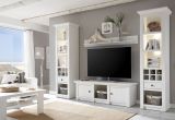 Regalschrank Hooge in Pinie wei� Landhaus Vitrine mit Weinregal 58 x 207 cm