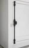 Vitrine Hooge in Pinie wei� Landhaus Vitrinenschrank 63 x 207 cm